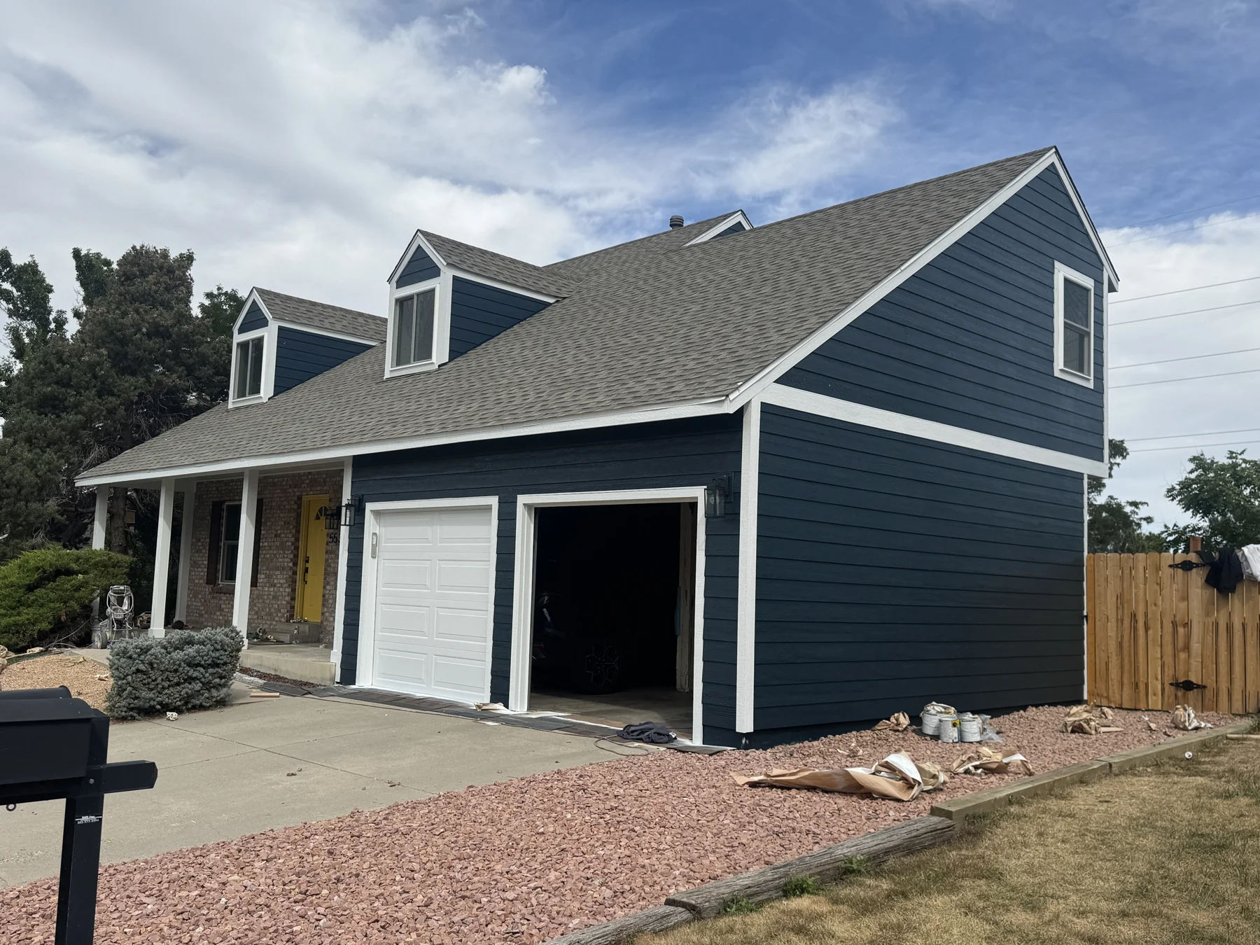 Siding & Exterior Transformation completed by BossLady Contracting at a Colorado home